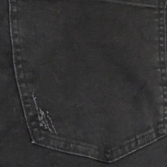 NWT Pistola Arielle Skinny Jeans 24W Midnight Special Distressed Black Denim - Picture 4 of 12